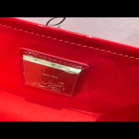 Classy red Louboutin clutch - Picture 3 of 4